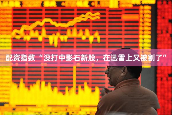 配资指数 “没打中影石新股，在迅雷上又被割了”